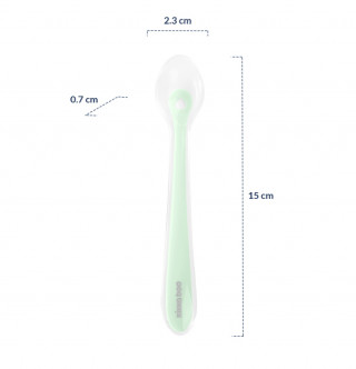 Kikka Boo silikonska kašika u kutiji 2pack Mint 