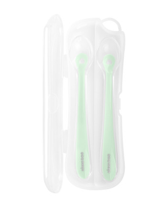 Kikka Boo silikonska kašika u kutiji 2pack Mint 