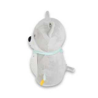Snuggly noćna lampa i projektor sa belom bukom Racoon 