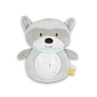 Snuggly noćna lampa i projektor sa belom bukom Racoon 