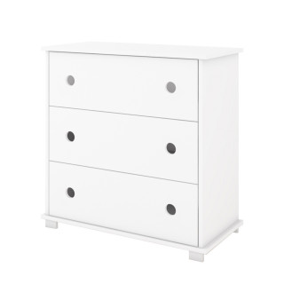 Komoda za bebe Krug - White 
