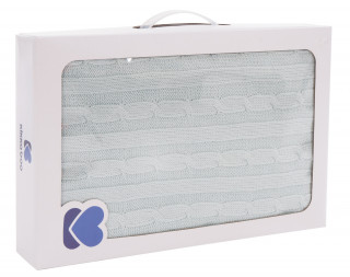 Pleteno baby ćebe mint 