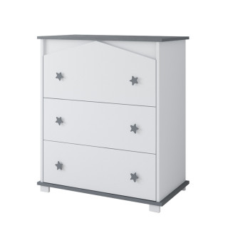 Komoda za bebe Domek – Grey 