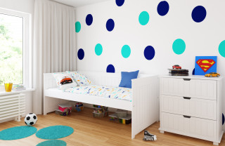 Krevet HOMNES 200x90cm sa fiokama 