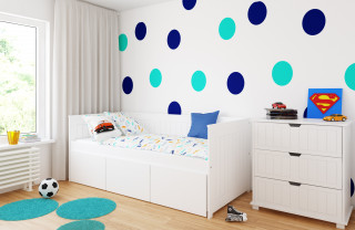 Krevet HOMNES 200x90cm sa fiokama 