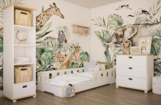 Krevet Noe White/Natur 
