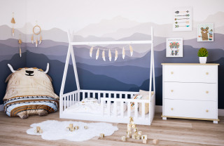 Krevet Tipi 140x70 White 