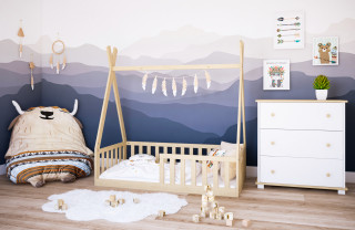 Krevet Tipi 140x70 Natur 