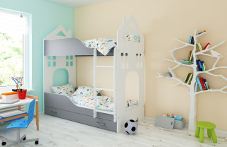 Krevet Domek Grey 