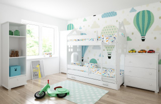 Krevet  Domek II - White 