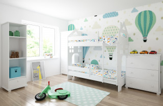 Krevet  Domek II - White 