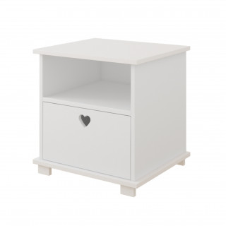 Noćni ormar Srce White 
