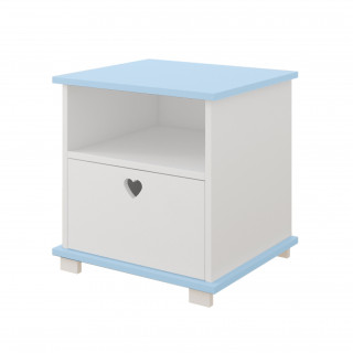 Noćni ormar Srce Blue 