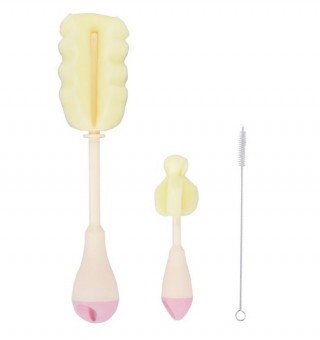 Set četki 3 dela za čišćenje flašica i cucle Kikka Boo 