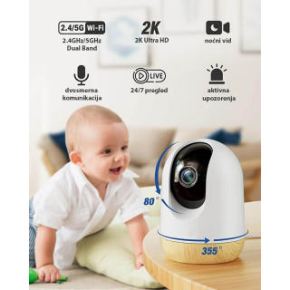 Kikka Boo Wi-fi baby kamera Ethan 