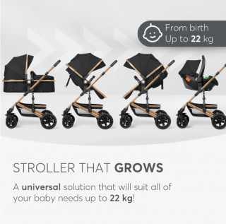 Kikka Boo Amaia Premium 3u1- Black 