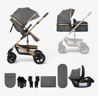 Kikka Boo Amaia Premium 3u1- Dark Grey 