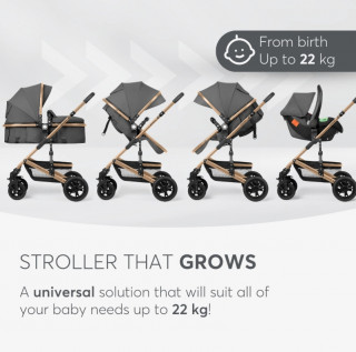 Kikka Boo Amaia Premium 3u1- Dark Grey 
