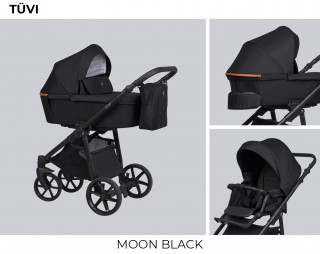 Dada Prams Tuvi Moon Black 3u1 