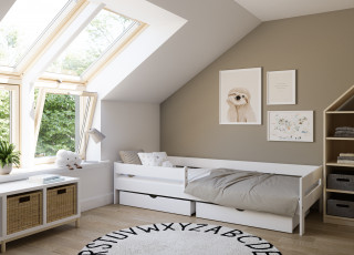 Dečiji krevet Pino White 200x90cm 