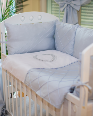 Posteljina Saten Blue 