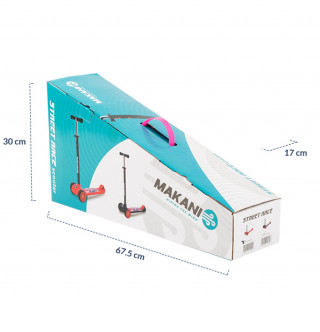 Trotinet Makani Street Race Red 