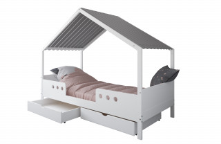 Krevet Bela Home 200x90cm sa krovom 
