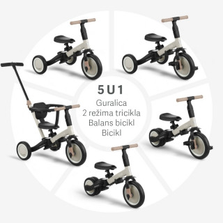 Tricikl Flip 5in1 Black 
