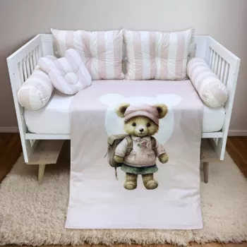 Posteljina My Teddy Pink 