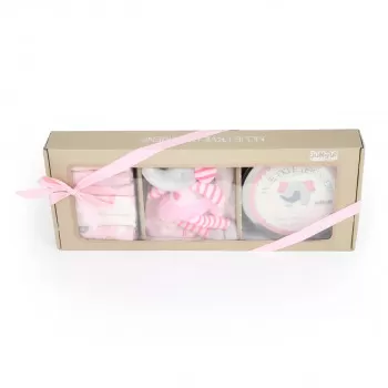 Jungle Bebi set prvi otisak Pink 