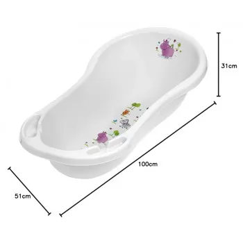 Kadica za kupanje bela 100cm 