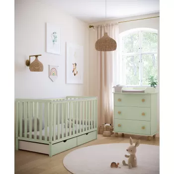 Krevetić Bambi Mint 140x70 