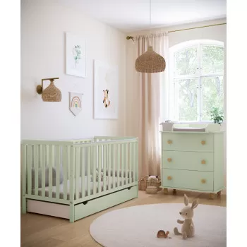 Krevetić Bambi Mint 140x70 