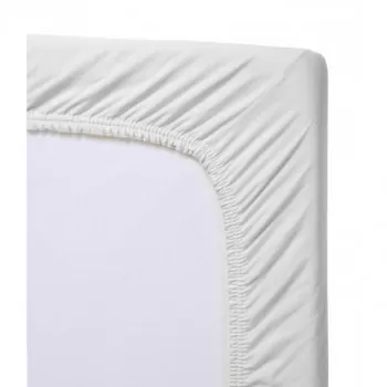Čaršav lastiš Beli 200x90 cm 