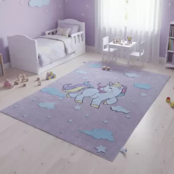 Dečiji tepih Jednorog Grey 