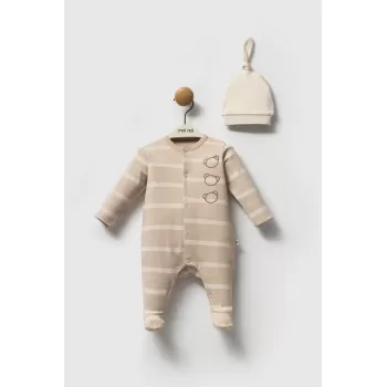 Moi Noi Zeka sa kapicom Beige Bear 