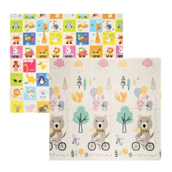 Dvostrana sklopiva podloga za bebe od pene 180x200cm 