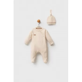 Moi Noi Zeka sa kapicom Beige for girls 