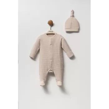 Moi Noi Zeka sa kapicom Beige Vaffle 