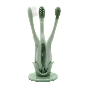 Kikka Boo Set četkica za zubiće za bebe 3 dela Mint 