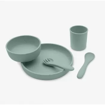 Kikka Boo Silikonski set za hranjenje 5 delova Platinum Sage 