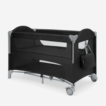 Kikka Boo Premium Milky Way sa spustajucom stranicom i rancem - Black - 2 nivoa 