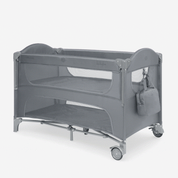 Kikka Boo Premium Milky Way sa spustajucom stranicom i rancem - Grey - 2 nivoa 