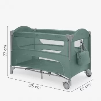 Kikka Boo Premium Milky Way sa spustajucom stranicom i rancem - Green - 2 nivoa 