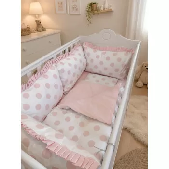 Komplet posteljina Pink Dots 