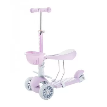Trotinet Bonbon 3u1 lila - do 50kg 