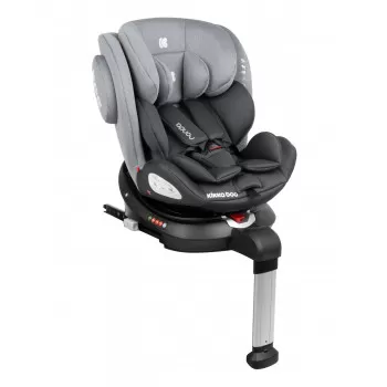 Auto sedište Rhonda Isofix tamno sivo 