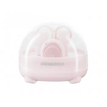 Kikka boo manikir set za bebe 4 dela Bear Pink 