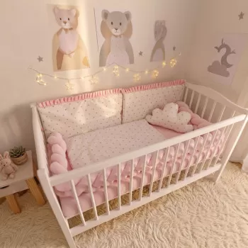 Komplet posteljina Tufnica - Roze 