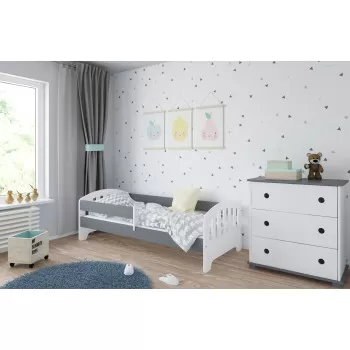 Dečiji krevet Classic White/Grey 